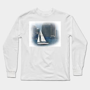 Sailboat In San Diego Bay Long Sleeve T-Shirt